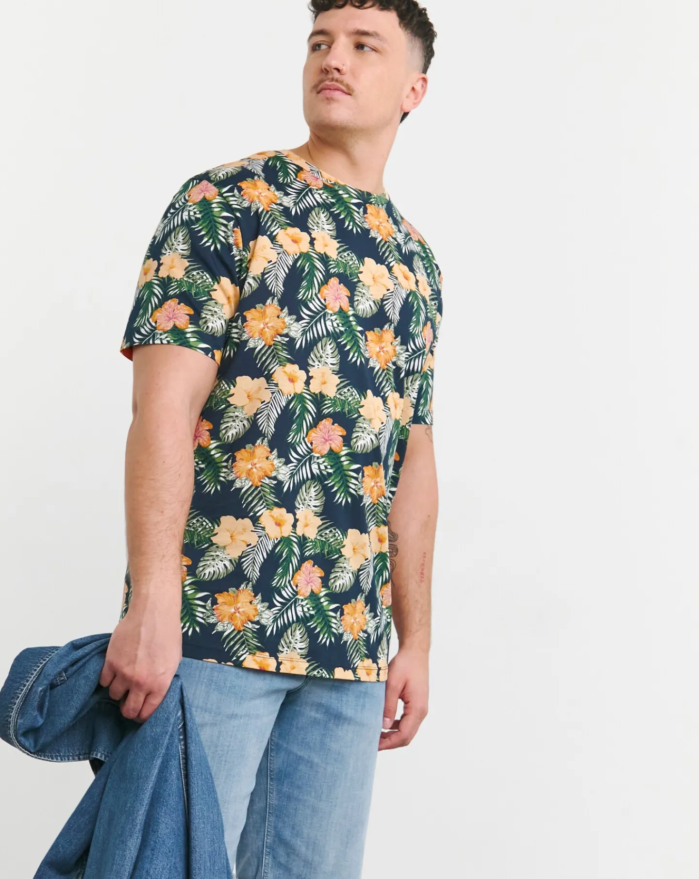 JACK & JONES Jack & Jones Chill All Over Print Crew Neck