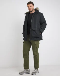 JACK & JONES Jack & Jones Construct Faux Fur Parka