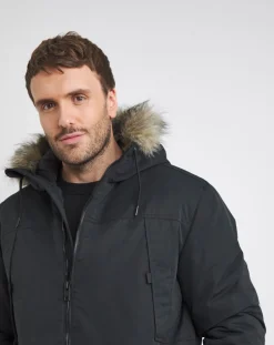 JACK & JONES Jack & Jones Construct Faux Fur Parka