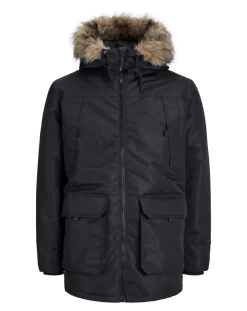 JACK & JONES Jack & Jones Construct Faux Fur Parka
