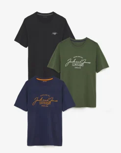 JACK & JONES Jack & Jones Ferris 3 Pack T-Shirt