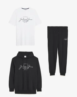 JACK & JONES Jack & Jones Ferris Tracksuit and T-Shirt Triple Set