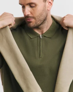 JACK & JONES Jack & Jones Johnny Quarter Zip Polo