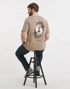JACK & JONES Jack & Jones Kyoto City Koi T-Shirt