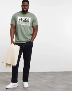 JACK & JONES Jack & Jones Logan 3 Pack Crew Neck T-Shirt