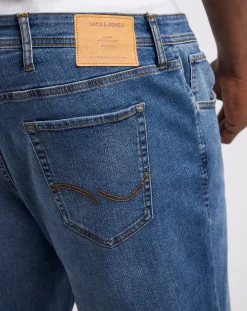 JACK & JONES Jack & Jones Loose Tapered Fit Mike Jeans in Mid Blue