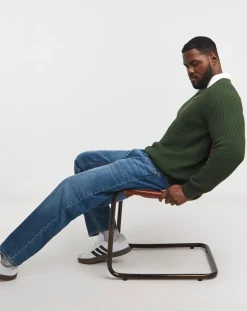 JACK & JONES Jack & Jones Pannel Knit Crew Neck Jumper