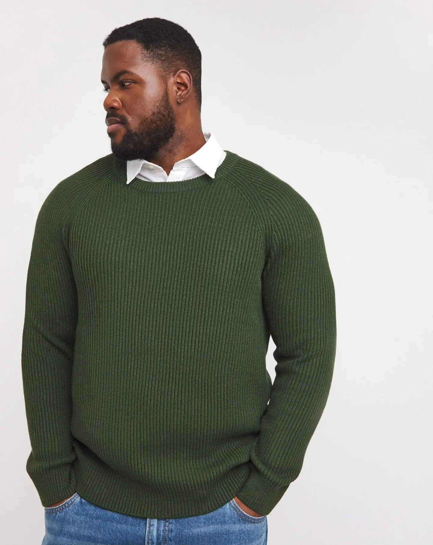 JACK & JONES Jack & Jones Pannel Knit Crew Neck Jumper