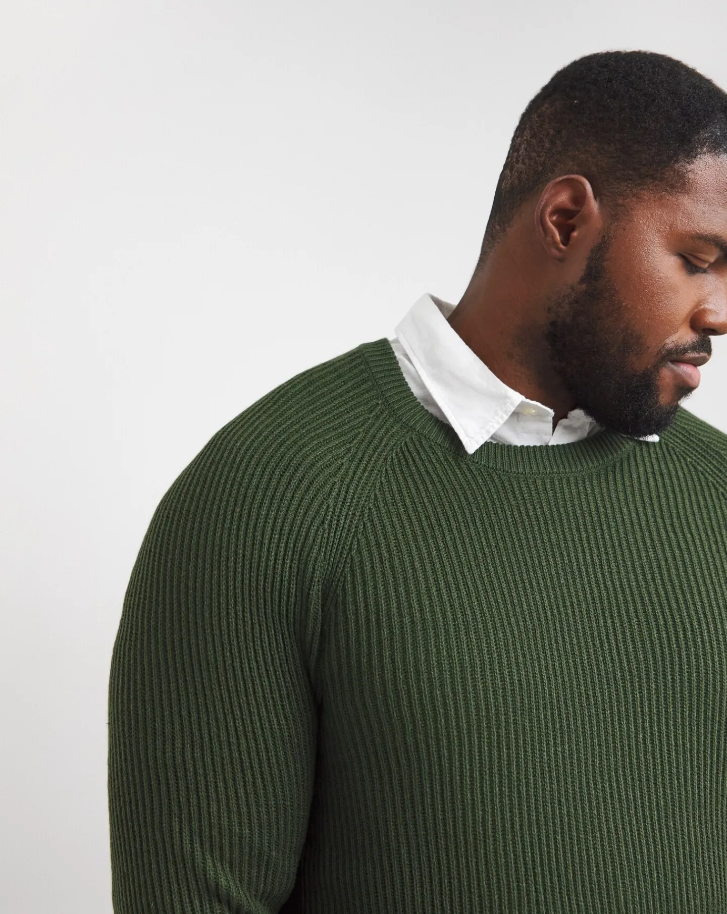 JACK & JONES Jack & Jones Pannel Knit Crew Neck Jumper