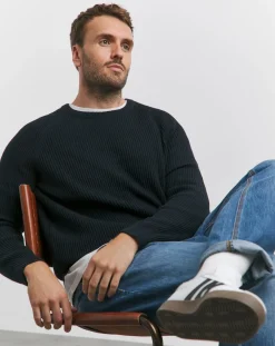 JACK & JONES Jack & Jones Pannel Knit Crew Neck Jumper