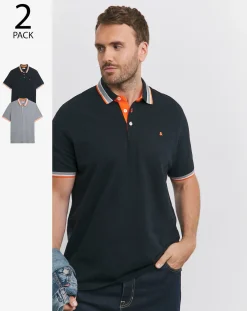 JACK & JONES Jack & Jones Paulos 2 Pack Polo