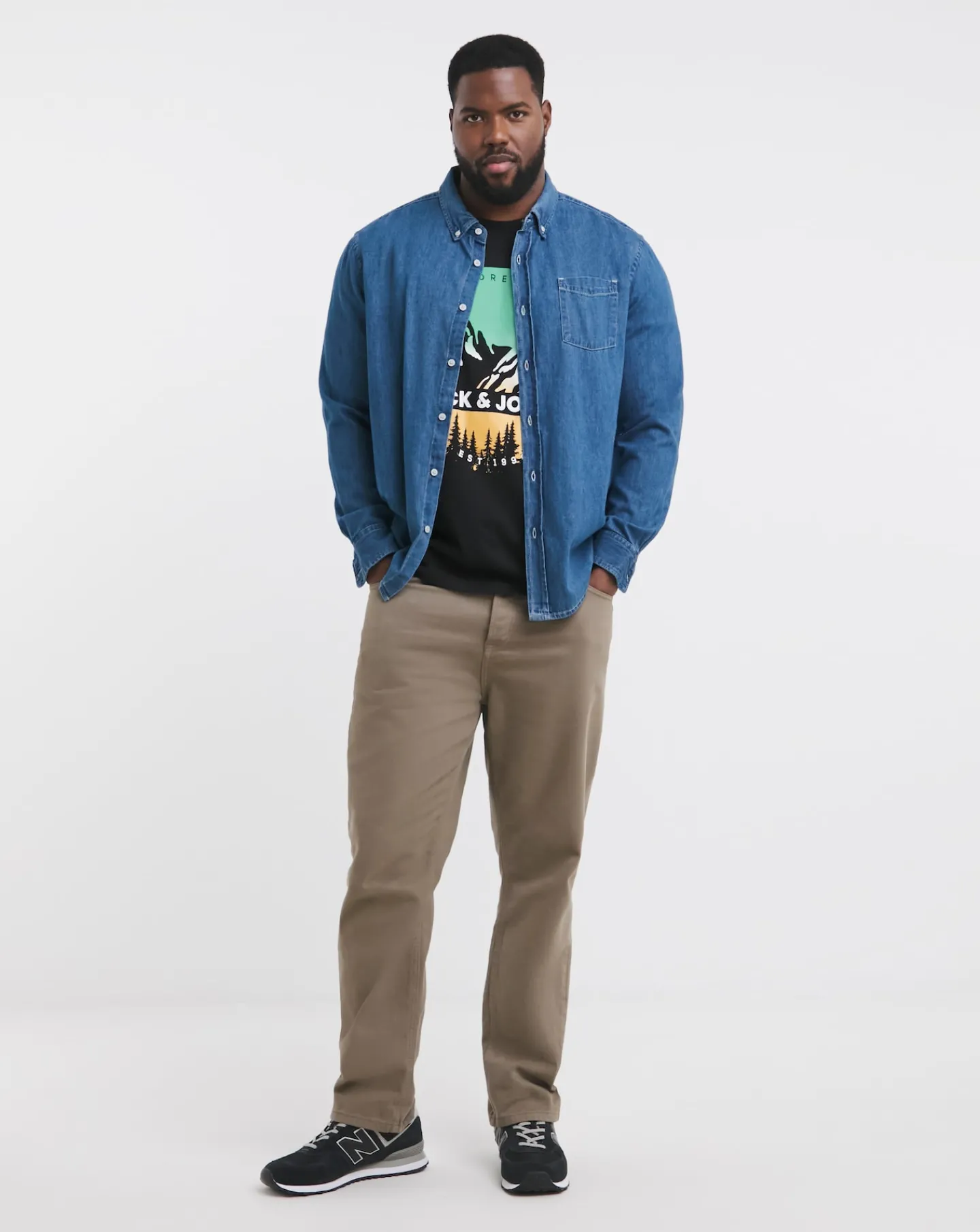 JACK & JONES Jack & Jones Peak Short Sleeve Crew Neck T-Shirt