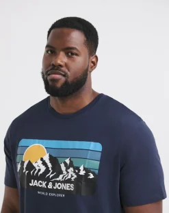 JACK & JONES Jack & Jones Peak Short Sleeve Crew Neck T-Shirt