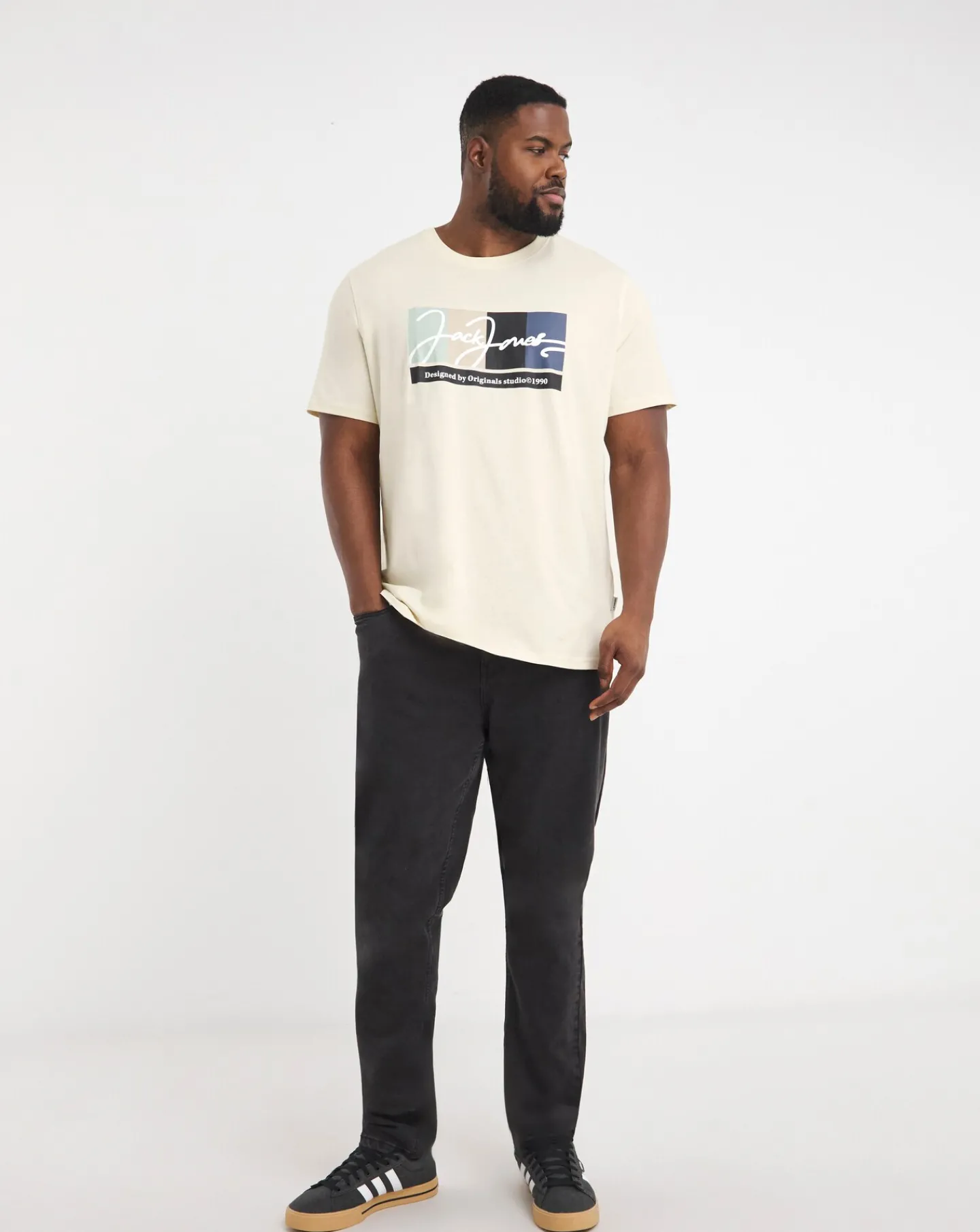 JACK & JONES Jack & Jones Portland Block Branding Tee