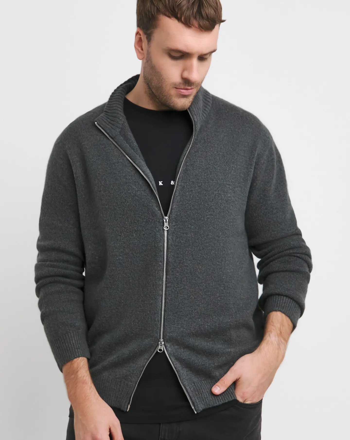 JACK & JONES Jack & Jones Rollie Knit Full Zip Cardigan