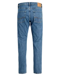 JACK & JONES Jack & Jones Slim Tapered Fit Glenn Jeans in Mid Wash