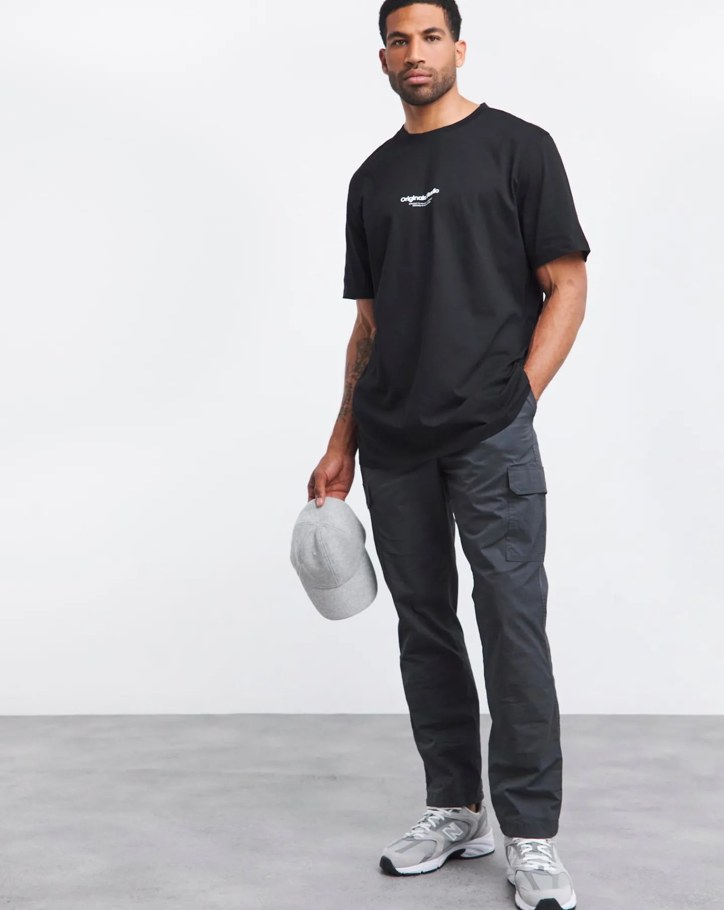 Jacamo Jack & Jones Vesterbro Crew Neck T-Shirt
