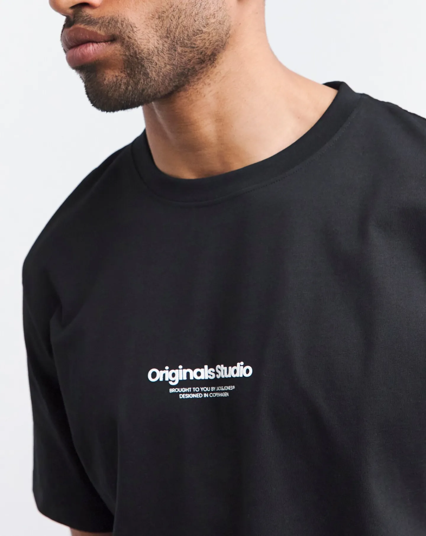 Jacamo Jack & Jones Vesterbro Crew Neck T-Shirt