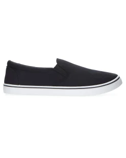 Jacamo Jack Slip On Canvas Pump Wide Fit