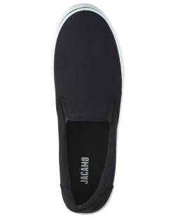 Jacamo Jack Slip On Canvas Pump Wide Fit
