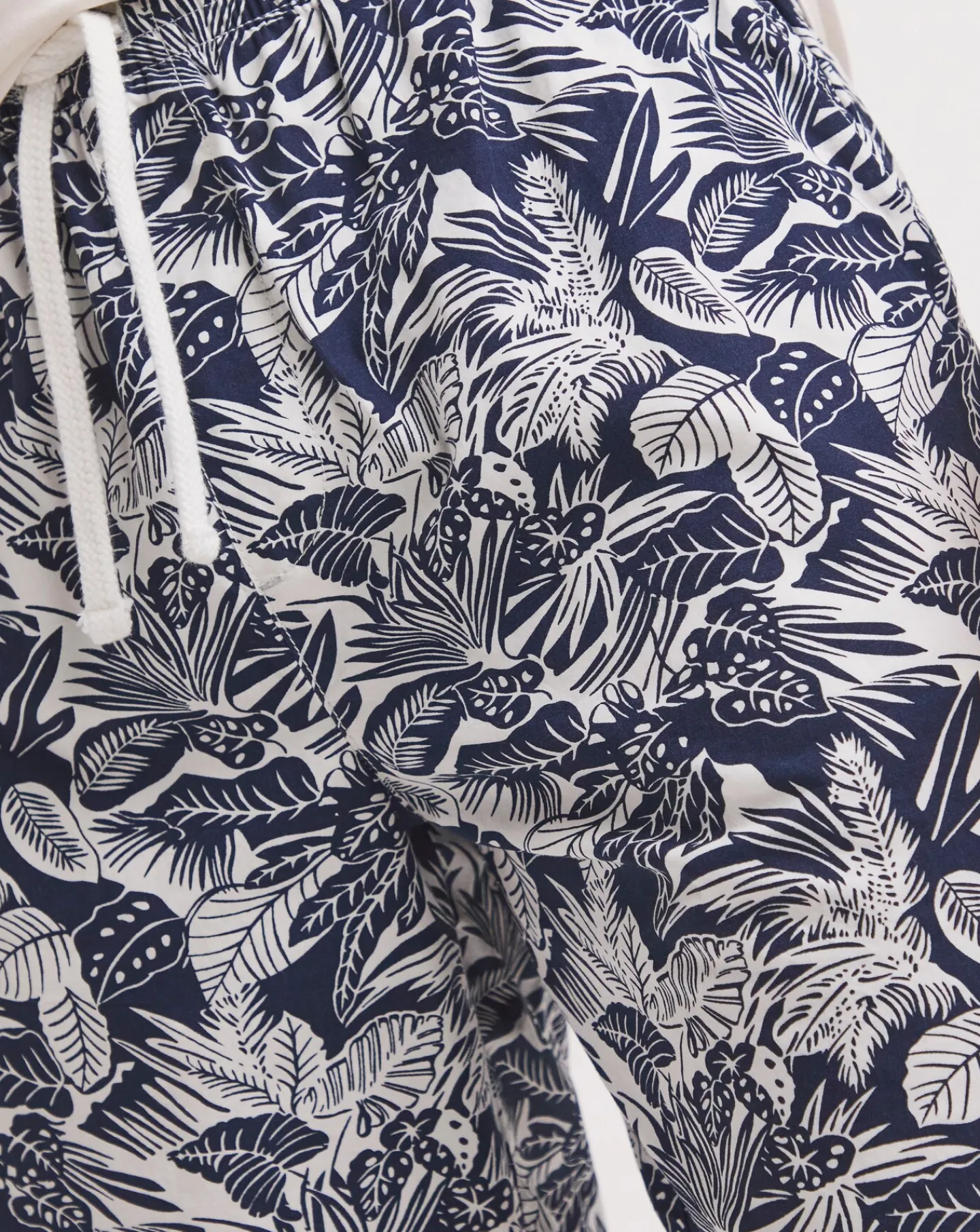 Jacamo Jersey Tee and Woven Shorts Leaf Pyjama Set