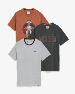 Joe Browns 3 Pack Long Length T-Shirts