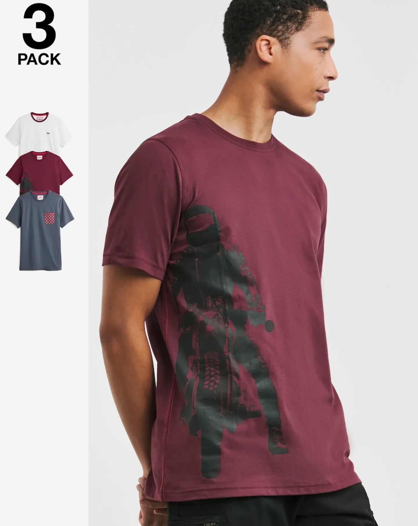 Joe Browns 3 Pack T-Shirt