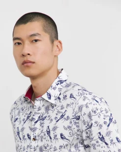 Joe Browns Beautiful Bird Long Length Shirt