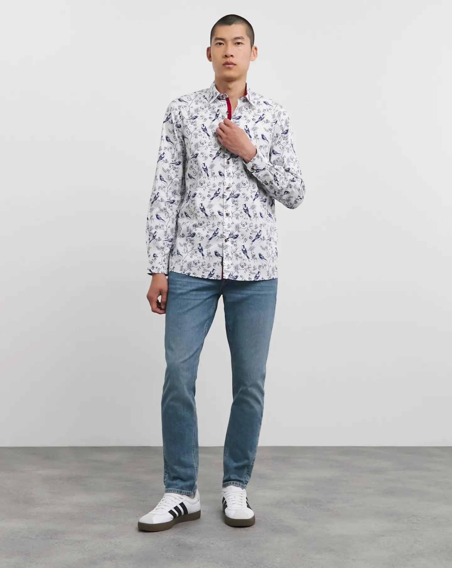 Joe Browns Beautiful Bird Long Length Shirt