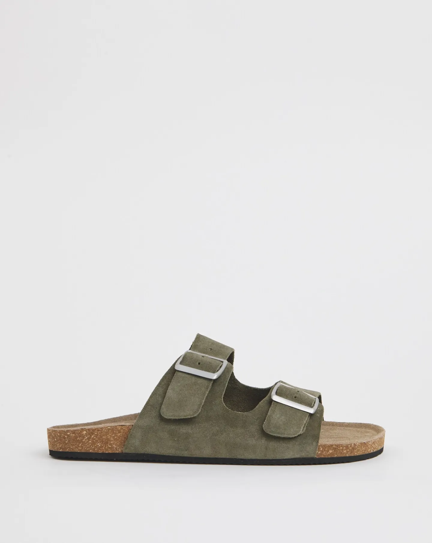 Joe Browns Buckle Strap Wide Fit Suede Sandals