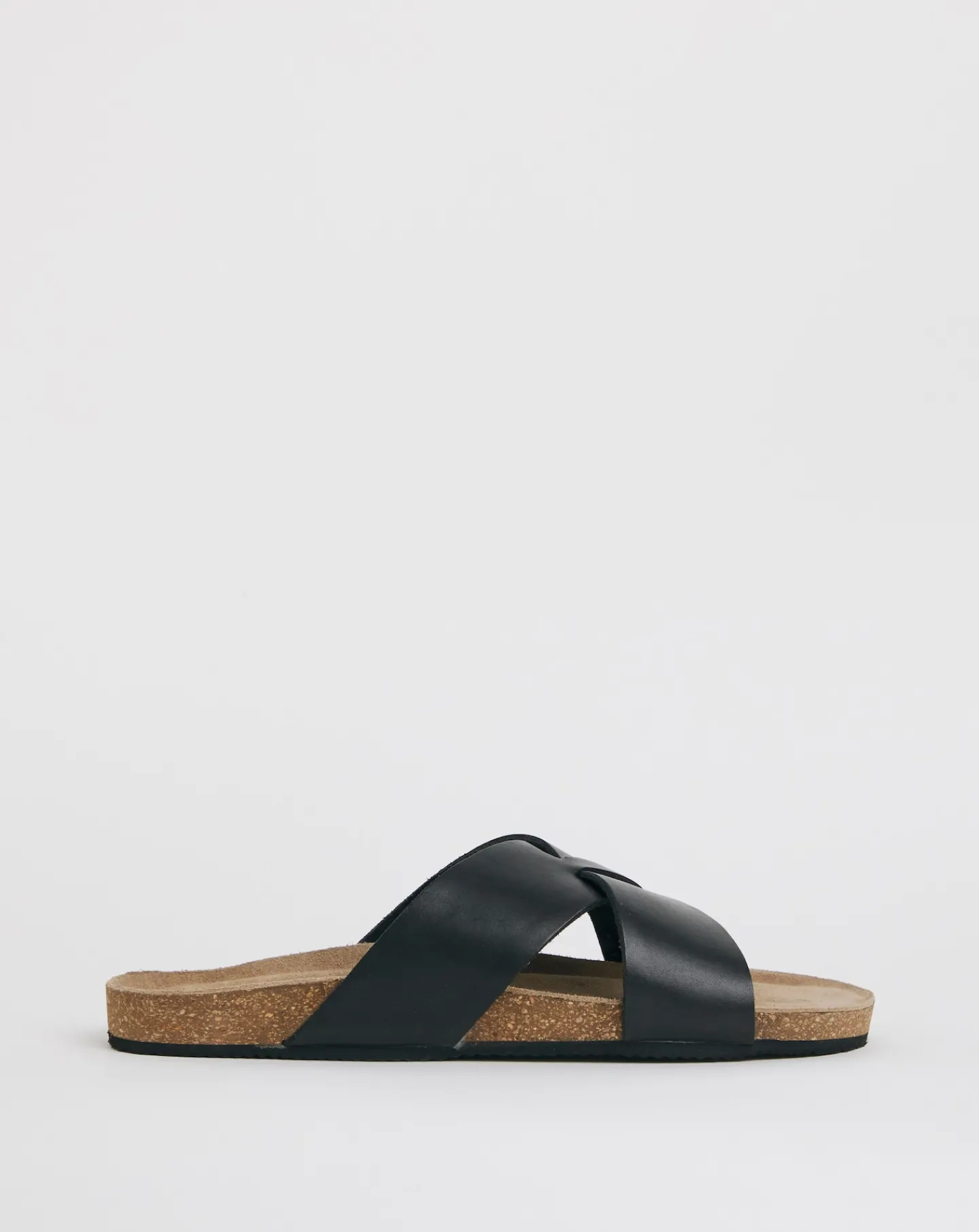 Joe Browns Cross Strap Wide fit Leather Sandals