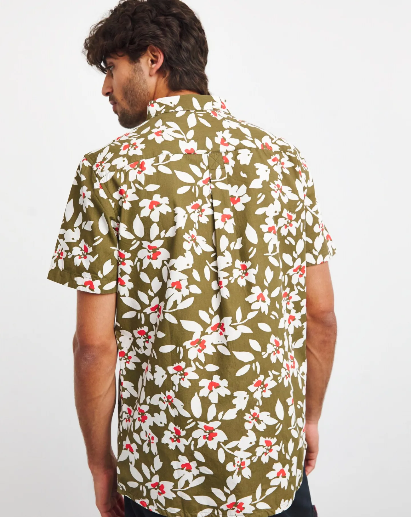 Joe Browns Floral Short Sleeve Shirt Long Length