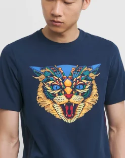 Joe Browns Geo Wildcat T-Shirt Long Length