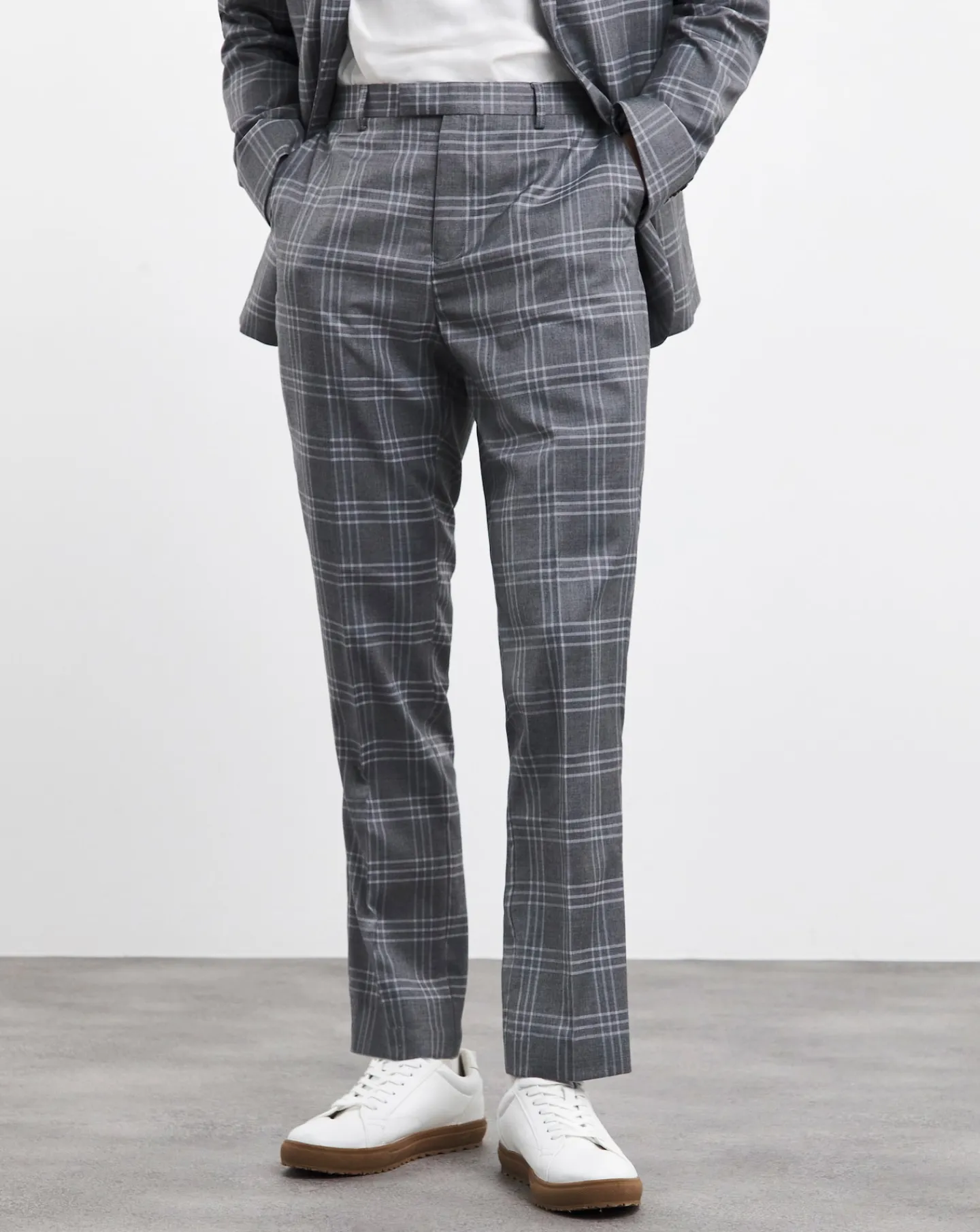 Joe Browns Grey Check Suit Trouser