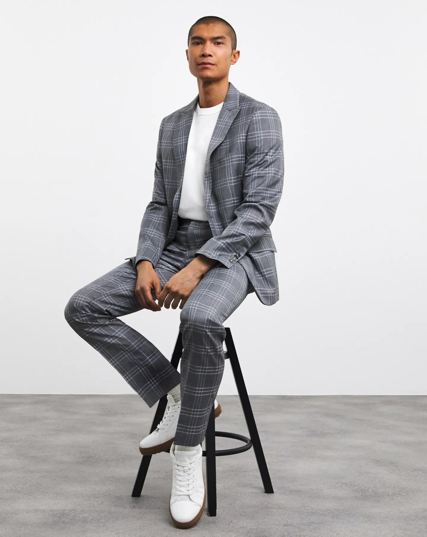 Joe Browns Grey Check Suit Trouser
