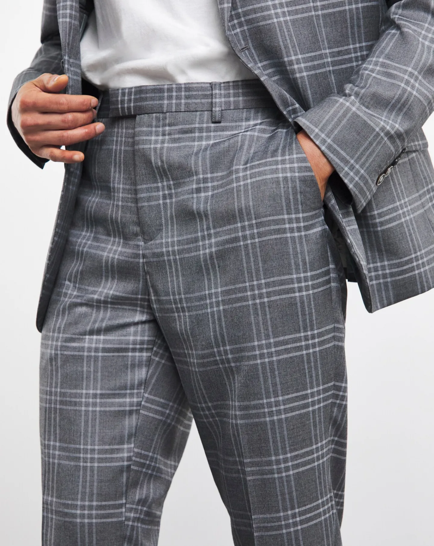 Joe Browns Grey Check Suit Trouser