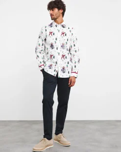 Joe Browns Merry Rockmas Christmas Shirt Long Length