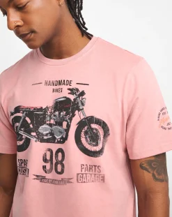Joe Browns Motorcycle Print T-Shirt Long Length