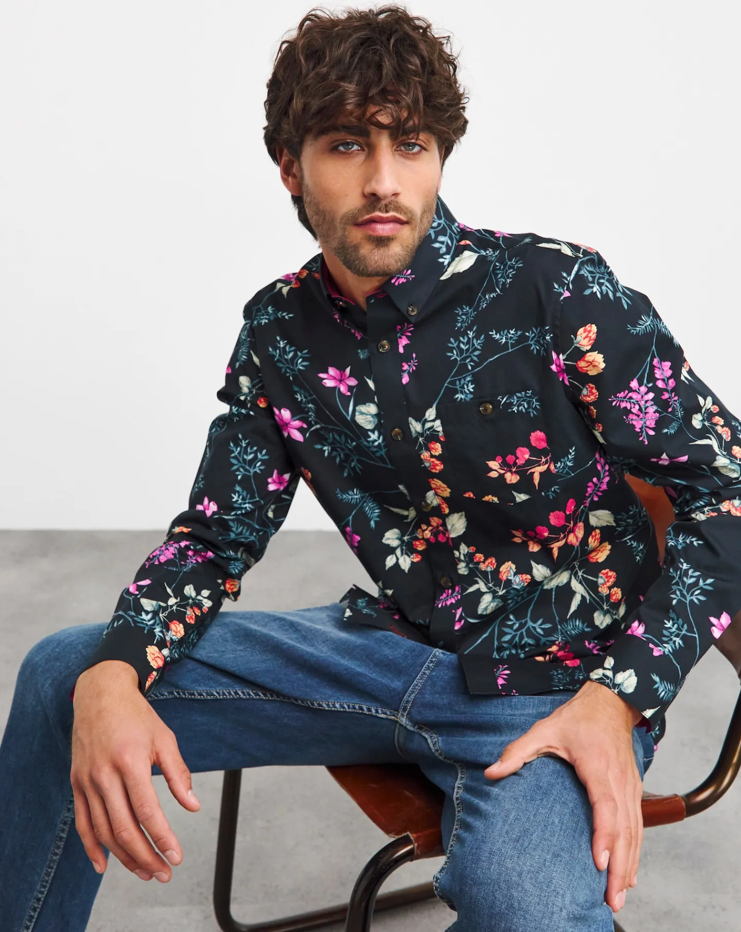 Joe Browns Pop Of Colour Shirt Long Length