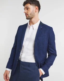 Joe Browns Regular Fit Mirco Check Suit Blazer
