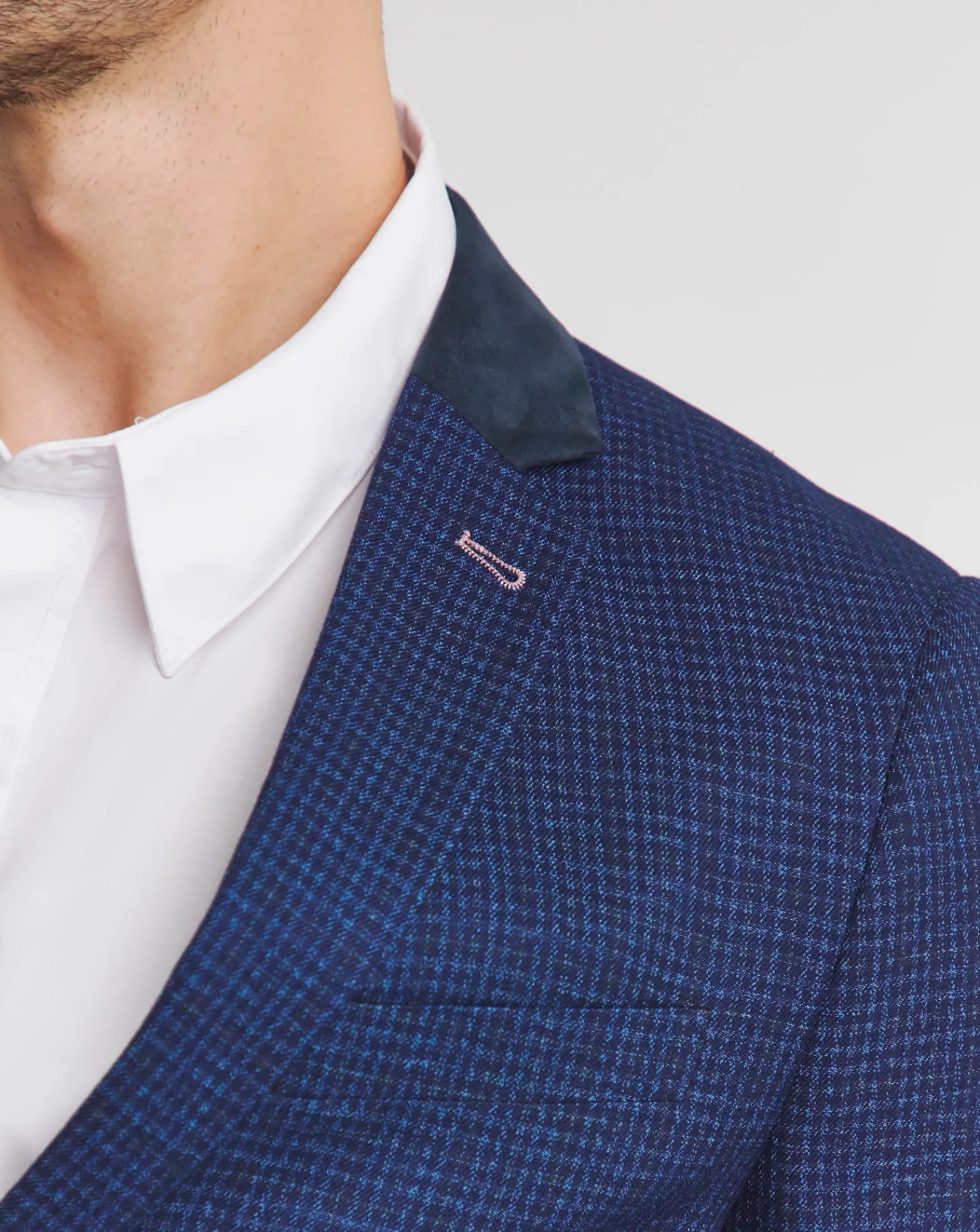 Joe Browns Regular Fit Mirco Check Suit Blazer