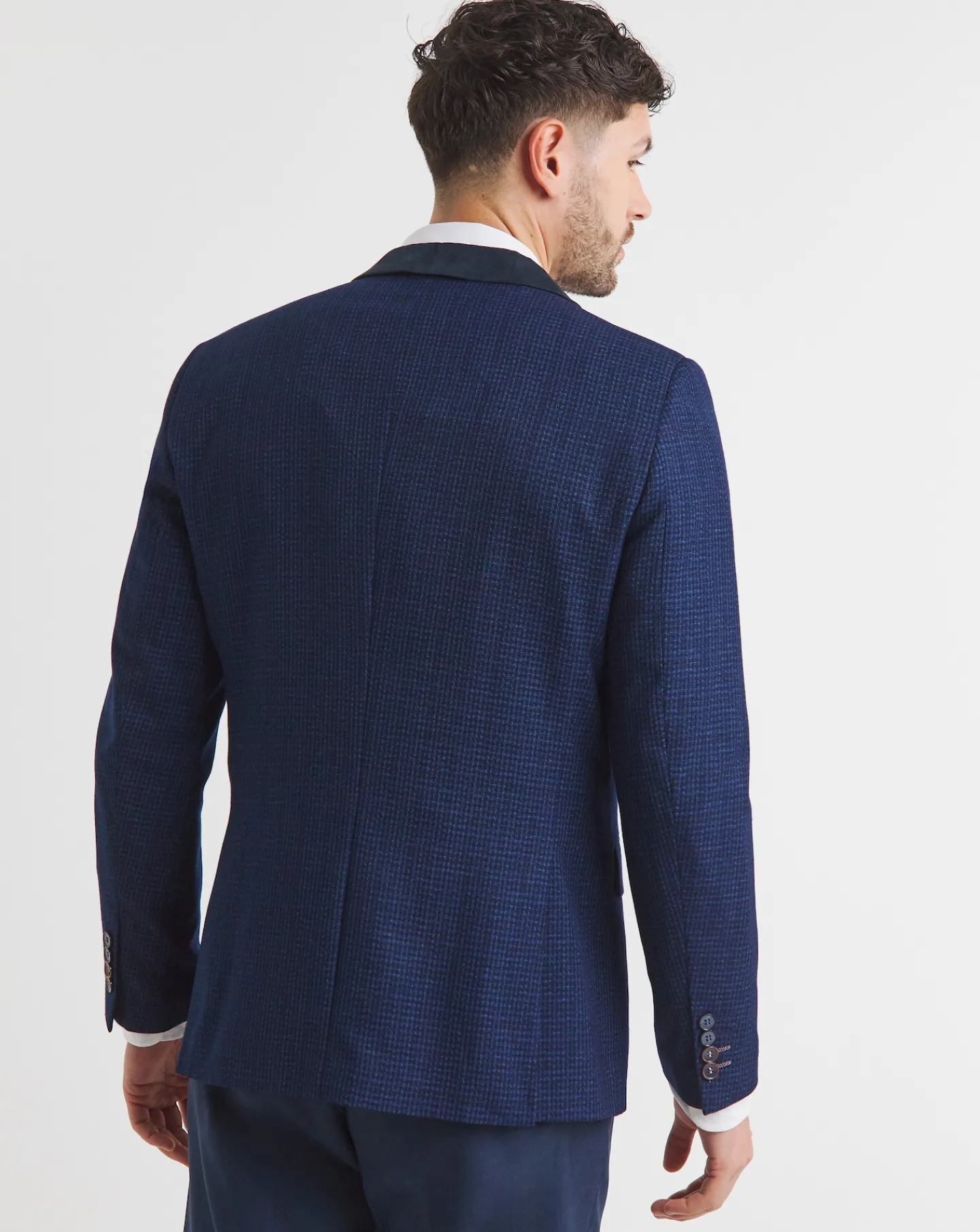 Joe Browns Regular Fit Mirco Check Suit Blazer
