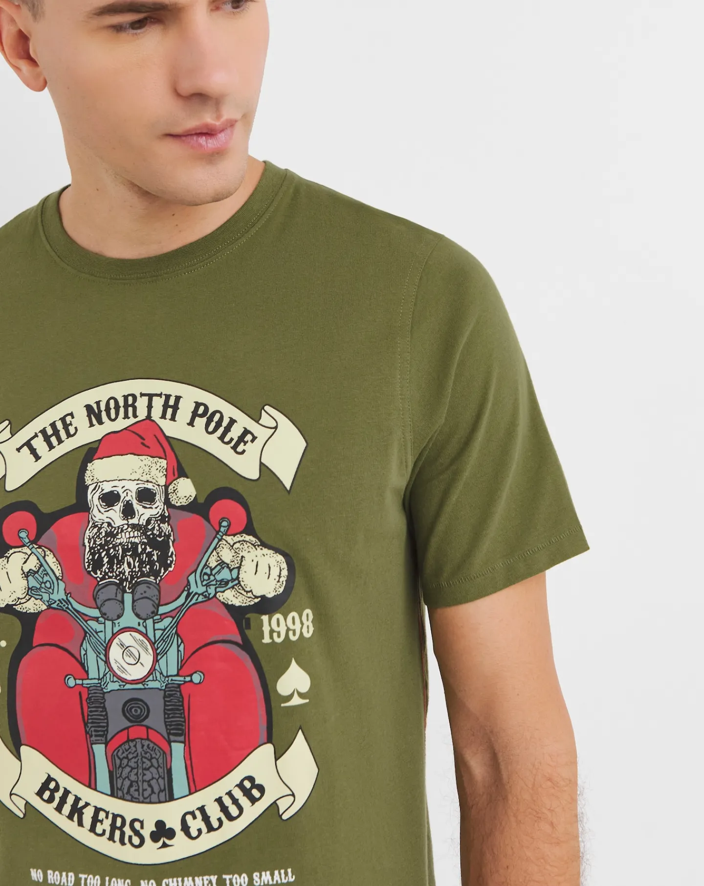 Joe Browns Santa`s Ride T-Shirt Long Length