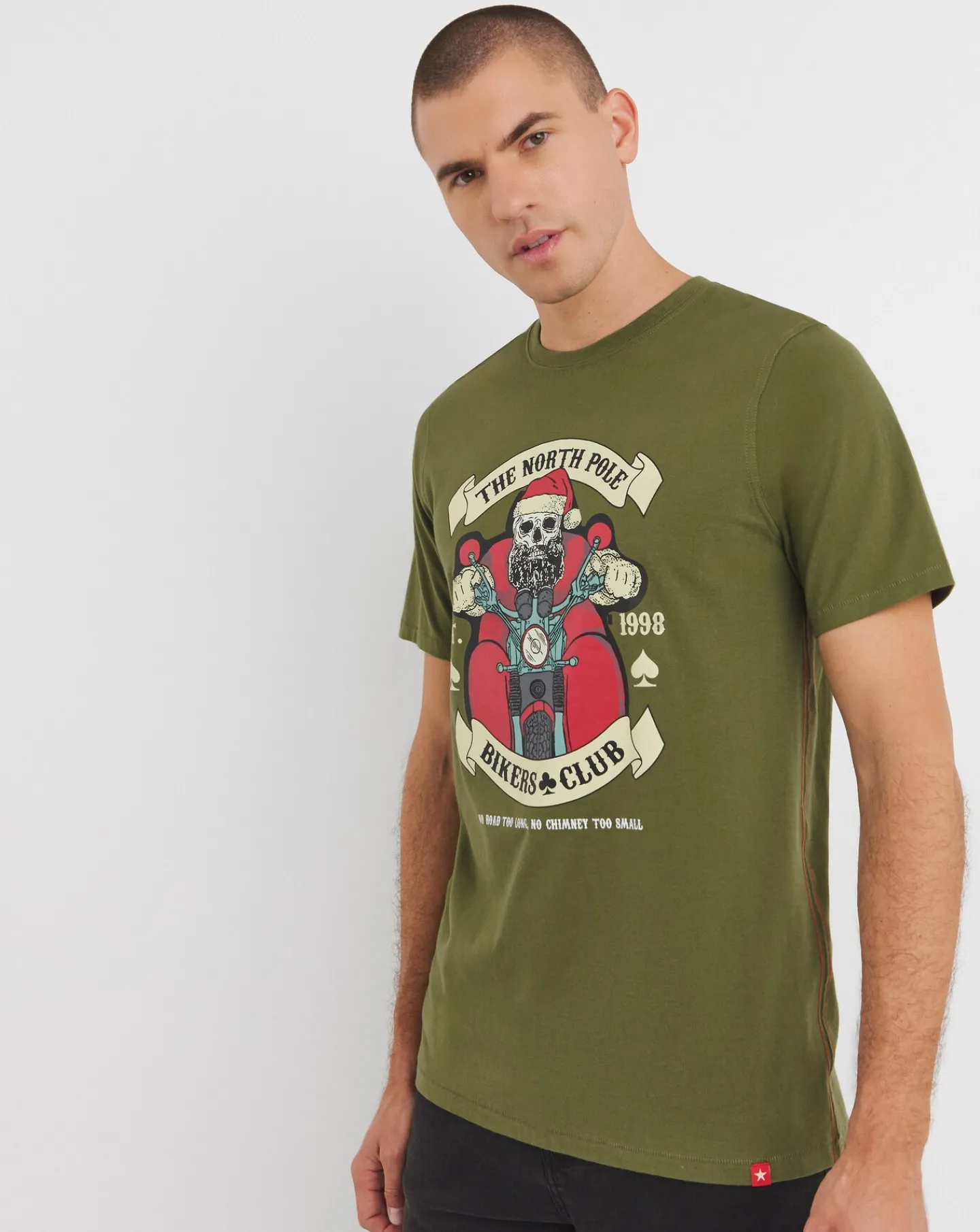 Joe Browns Santa`s Ride T-Shirt Long Length
