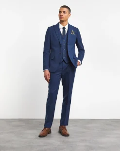 Joe Browns Striped Cotton Linen Suit Trouser