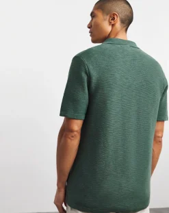 Jacamo Knitted Cuban Collar Shirt