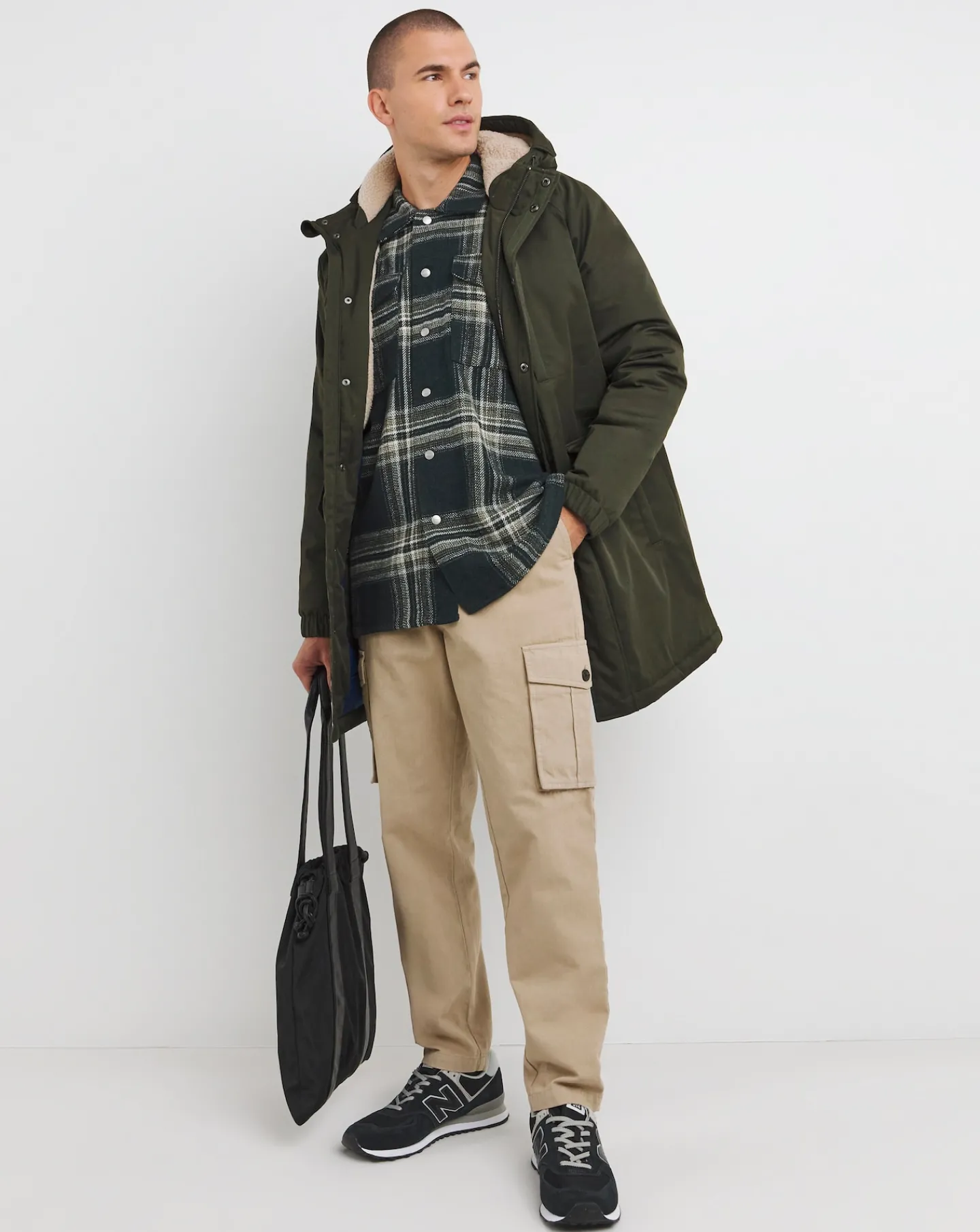 Jacamo Water Resistant Borg Lined Parka