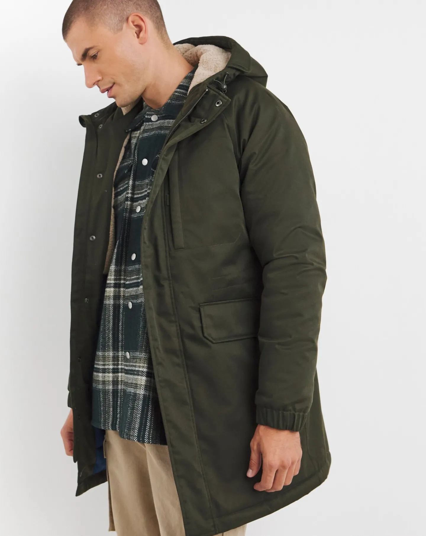 Jacamo Water Resistant Borg Lined Parka
