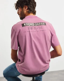 Jacamo Kyoto Garment Dyed Graphic T-shirt