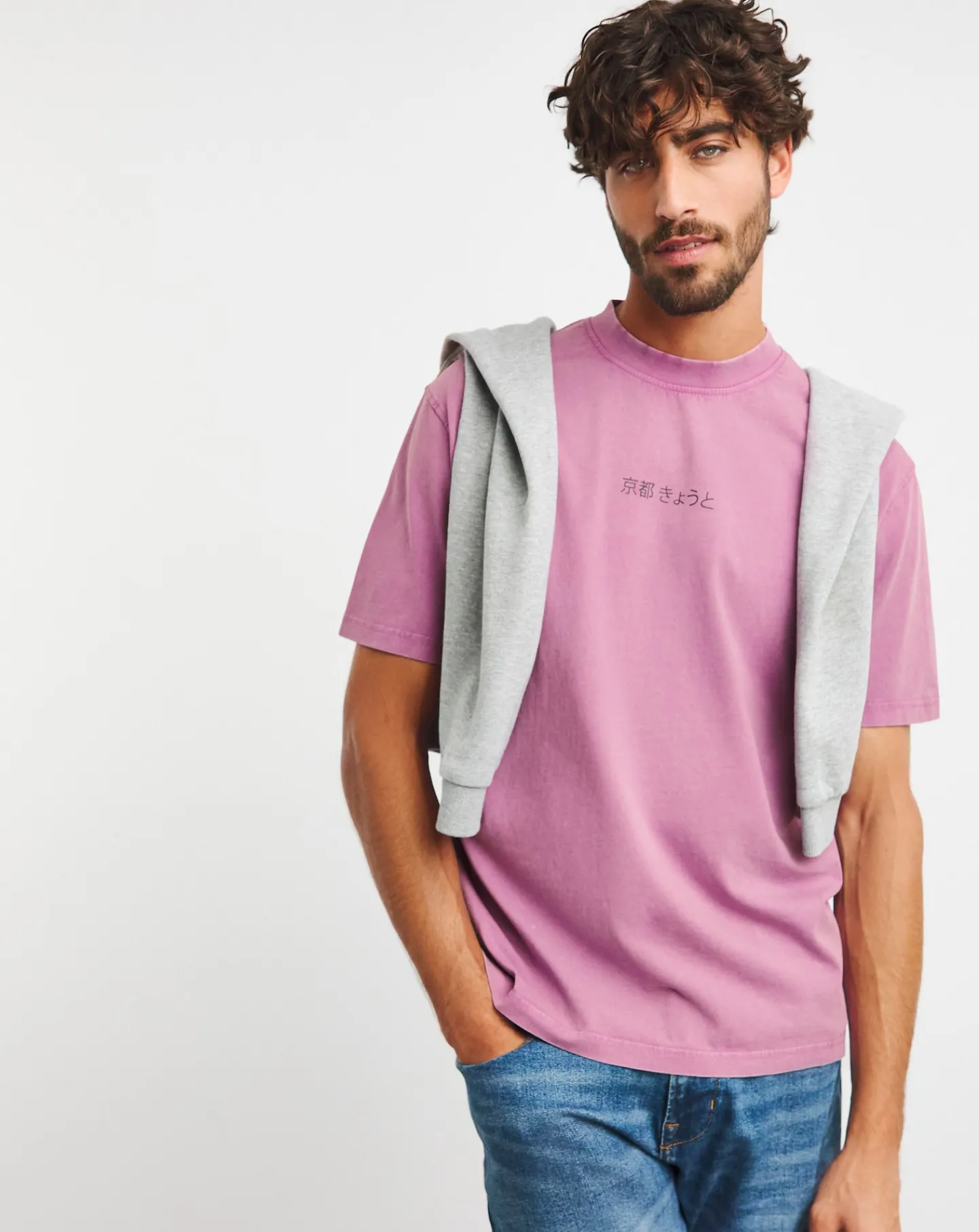 Jacamo Kyoto Garment Dyed Graphic T-shirt